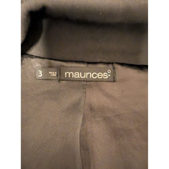 Torrid Black 3/4 Ruched Sleeve Blazer size 3 one button - Picture 3 of 4